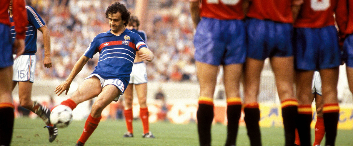 Michel Platini 1984 France Espagne