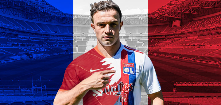 Xherdan Shaqiri à Lyon